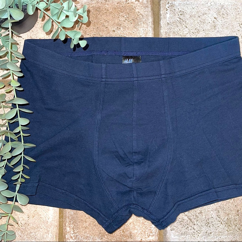 Men’s Navy Blue H&M Trunks - M